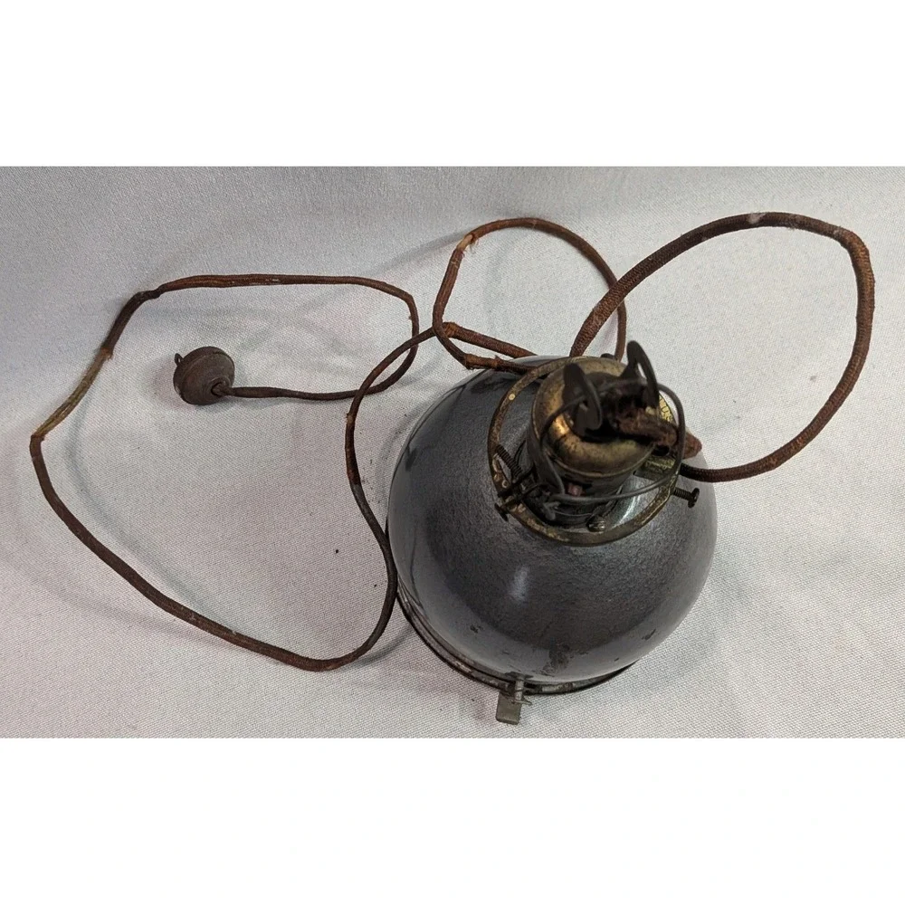 Kodak Wratten Series 0C Darkroom Safelight Vintage Gray Industrial Lamp Fair